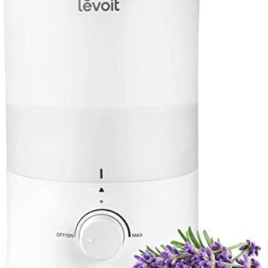 LEVOIT Humidifiers for Bedroom, Quiet (3L Water Tank) Cool Mist Top Fill Essential Oil Diffuser with 25Watt for Home Large Room, 360° Nozzle, Rapid Ultrasonic Humidification for Baby Nursery and Plant